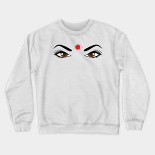 Bindi or Bindhi Indian Desi Girl Crewneck Sweatshirt